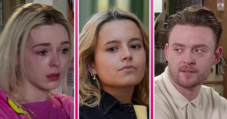 Composite image of Joel, Lauren and Betsy on Corrie (Credit: ITV/Composite: ED!)