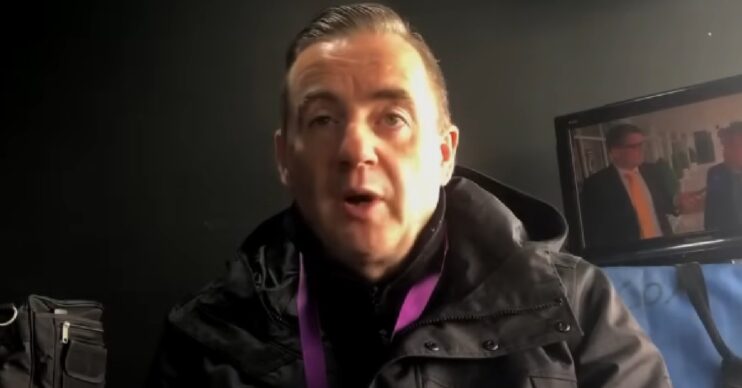 BBC star John Hunt talking in interview