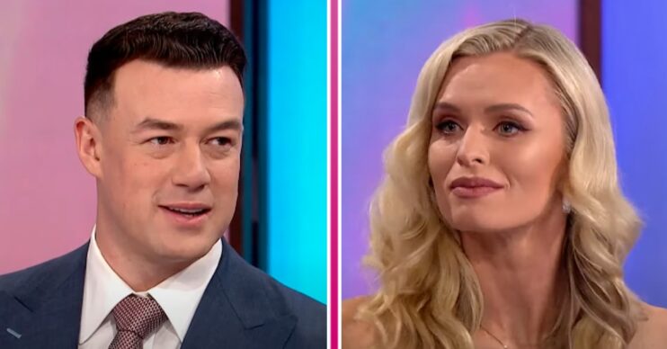 ED split composite of Kai Widdrington and Nadiya Bychkova on Loose Women
