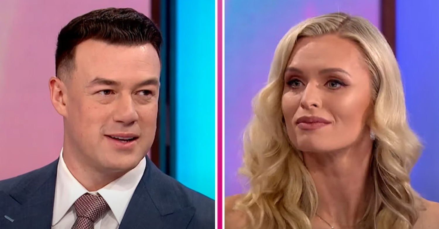 ED split composite of Kai Widdrington and Nadiya Bychkova on Loose Women