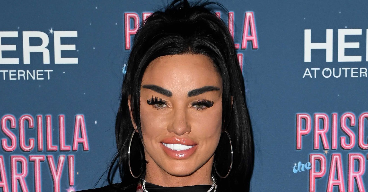 Katie Price smiling at event