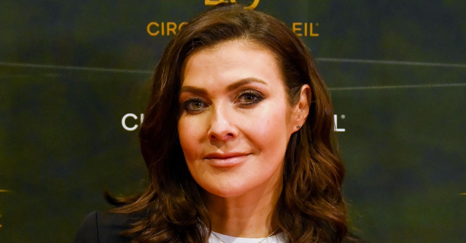 Kym Marsh smiling at event