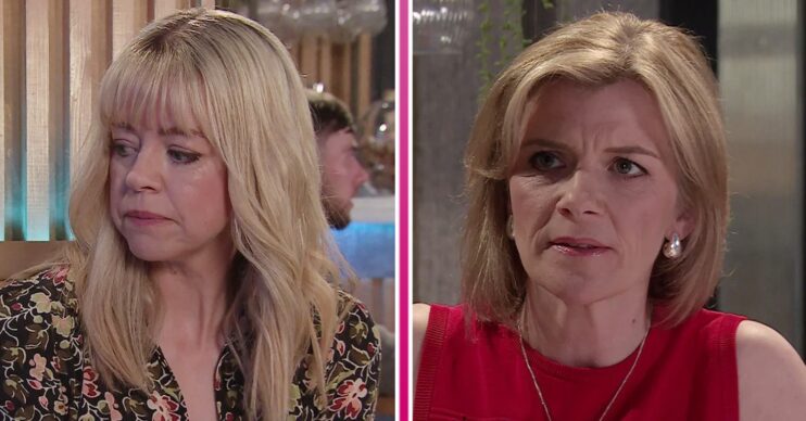 Composite image of Toyah and Leanne on Corrie (Credit: ITV/Composite: ED!)
