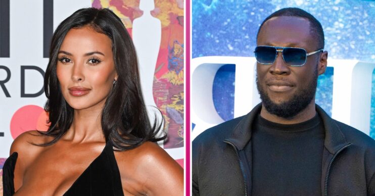 ED composite of Maya Jama and Stormzy at events