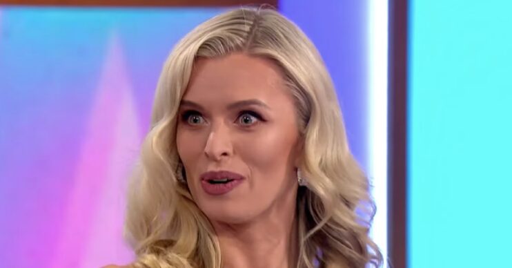 Nadiya Bychkova looking shocked on Loose Women