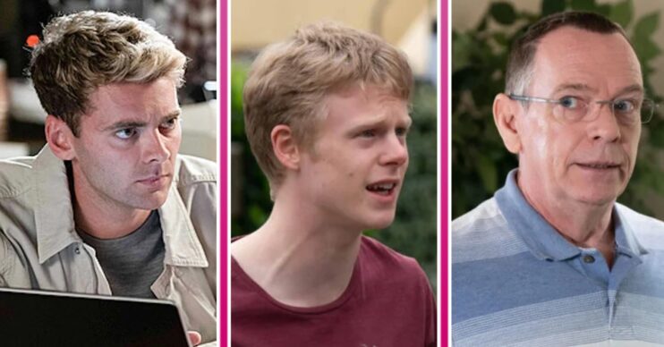 Composite image of Peter, Bobby and Ian on EastEnders (Credit: BBC/Composite: ED!)