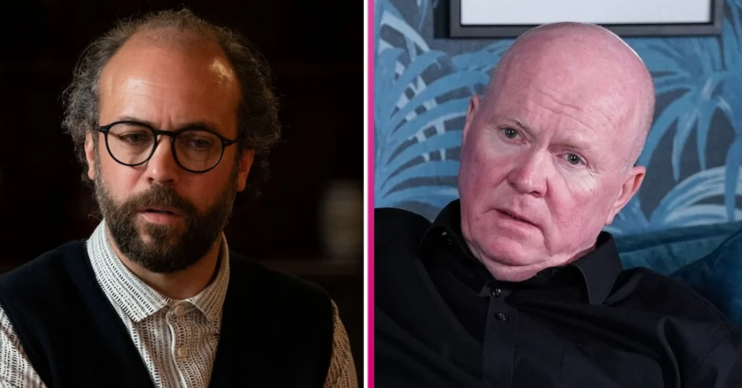 Composite image of Phil and Reiss on EastEnders (Credit: BBC/Composite: ED!)