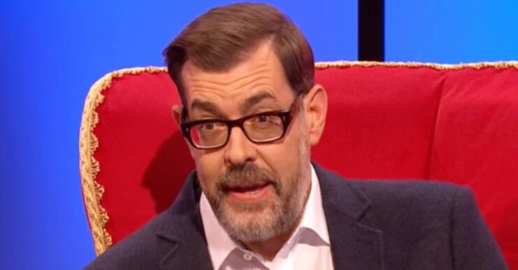 Richard Osman speaks to camera
