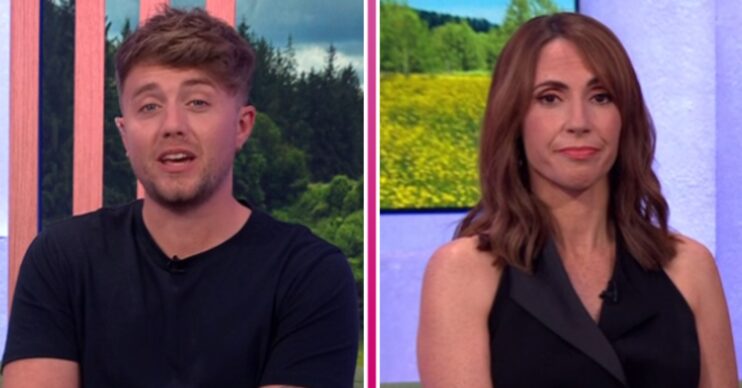 Roman Kemp and Alex Jones on BBC The One Show in ED composite