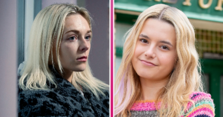 Lauren Bolton and Betsy Swain in Coronation Street