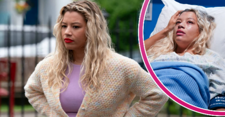 EastEnders' Anna, and in a bubble is an ill Anna