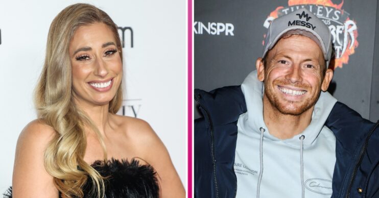 Stacey Solomon and Joe Swash smiling at events in ED composite