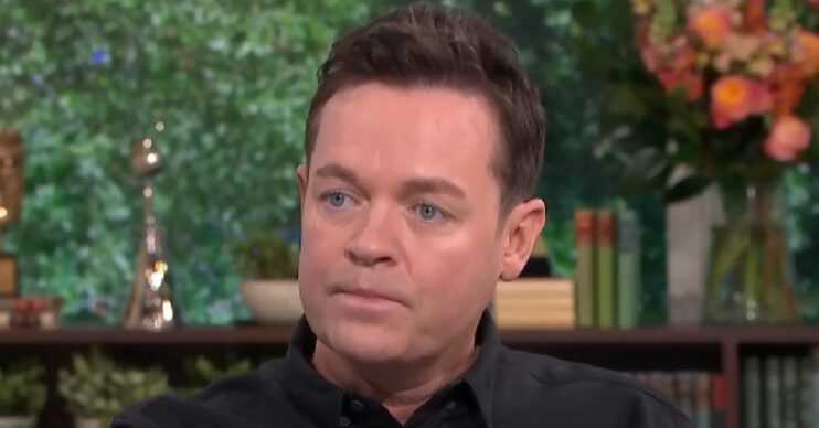 Stephen Mulhern looking worried on This Morning