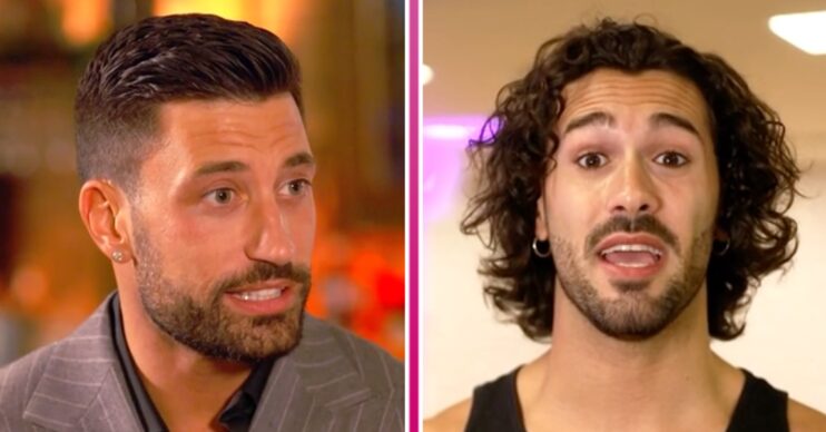 Giovanni Pernice looks concerned, Graziano di Prima appears surprised
