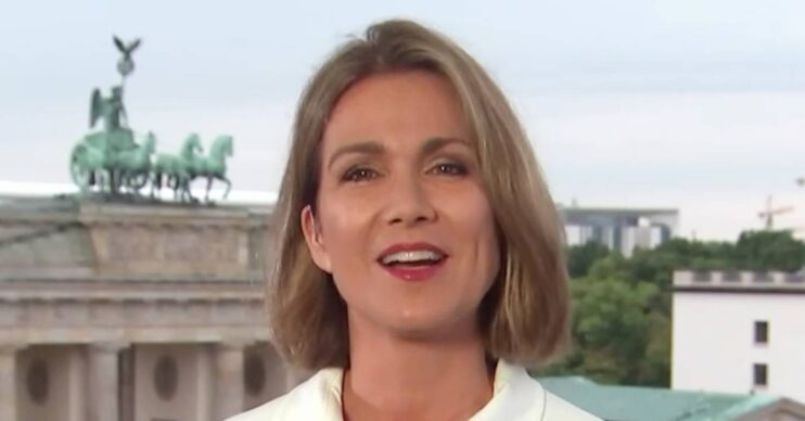 Susanna Reid smiles on GMB