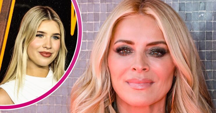 Tess Daly and her daughter Phoebe inset