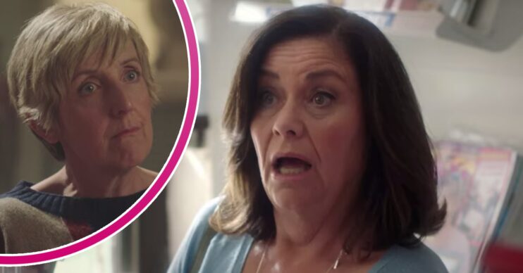The Trouble with Maggie Cole stars Dawn French and Julie Hesmondhalgh in character