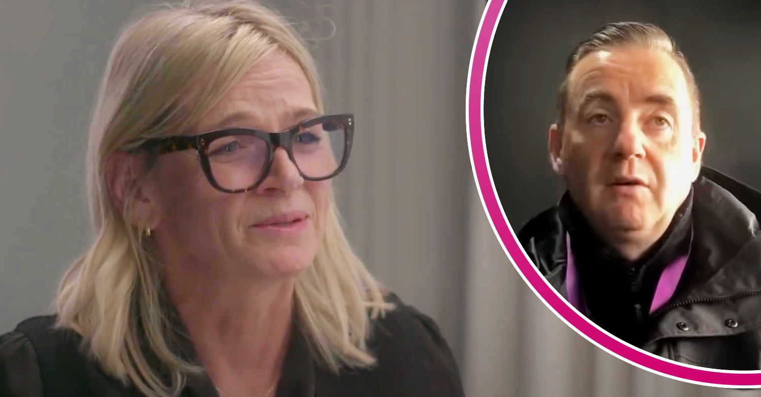 Zoe Ball speaking / John Hunt during an interview