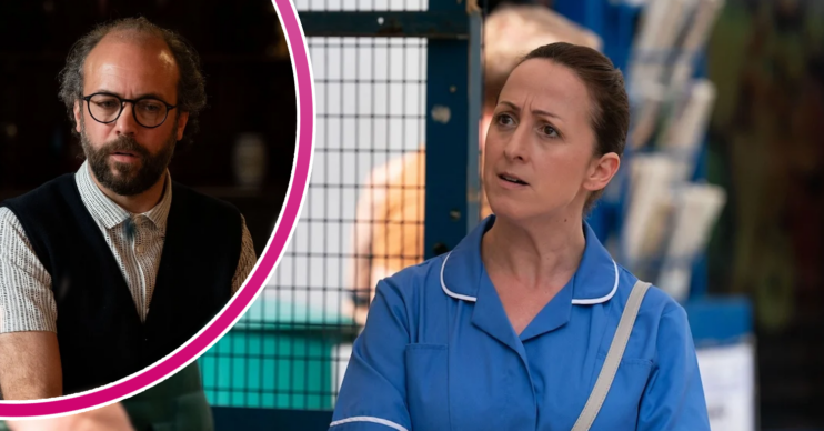 EastEnders' Sonia, and in a bubble is Reiss