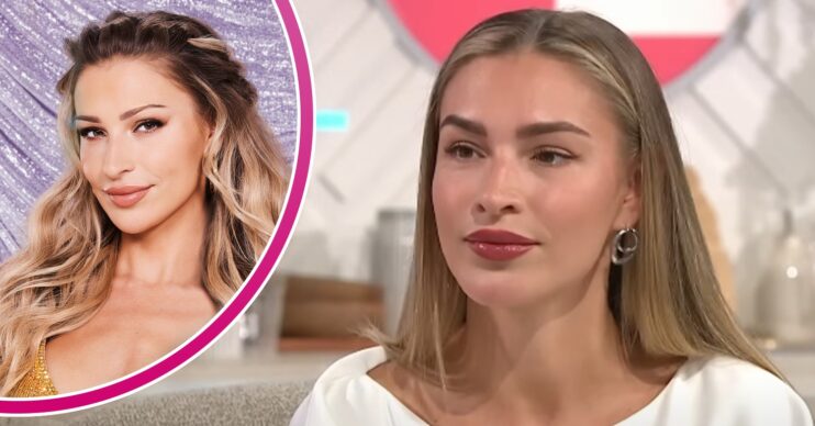 Zara McDermott on Strictly and on Lorraine in ED composite