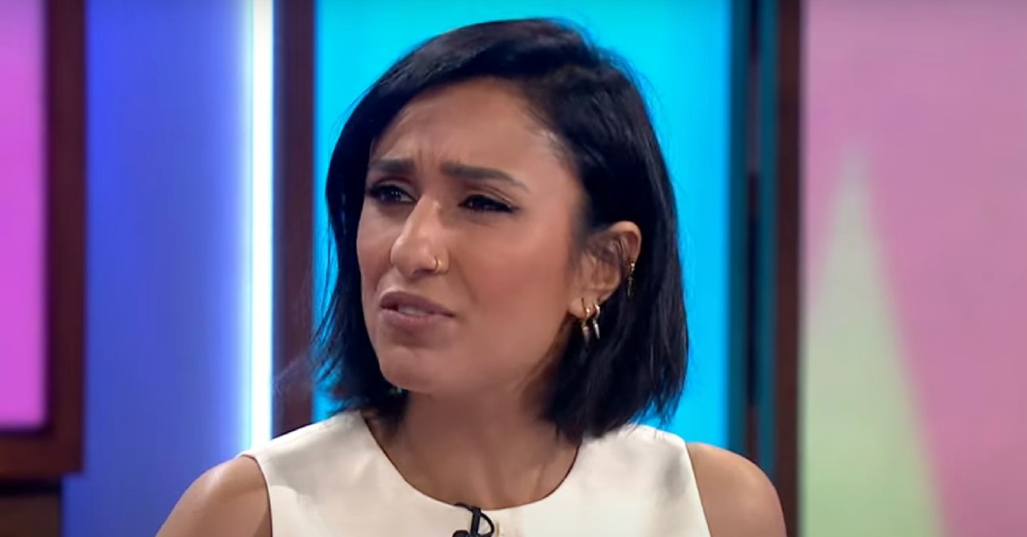 Anita Rani pulling a face on Loose Women