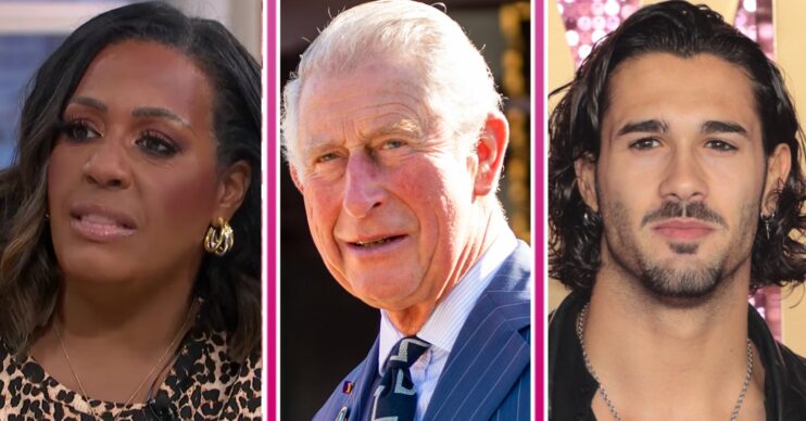 celebs Alison Hammond, King Charles and Graziano