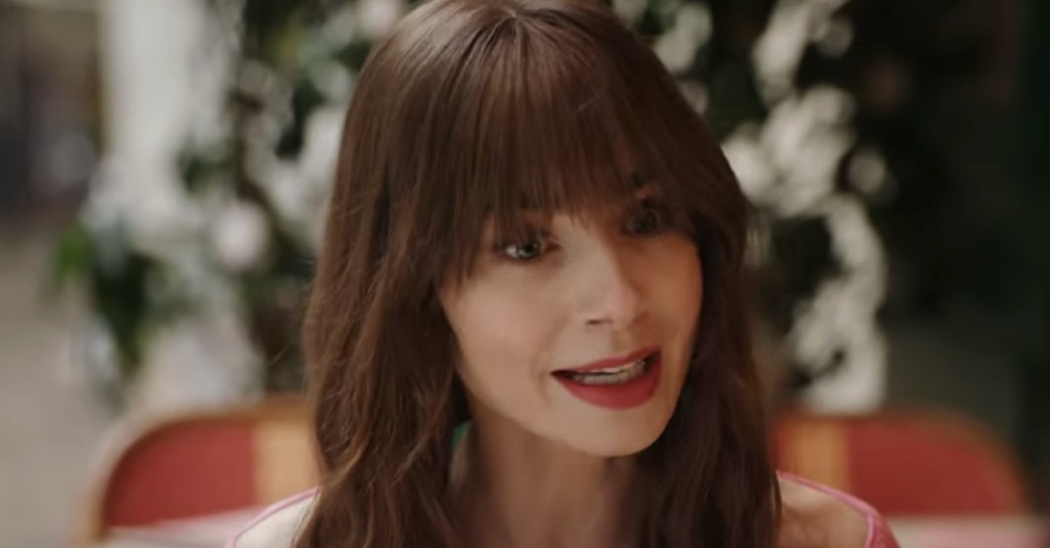 Lily Collins as Emily in Paris talking
