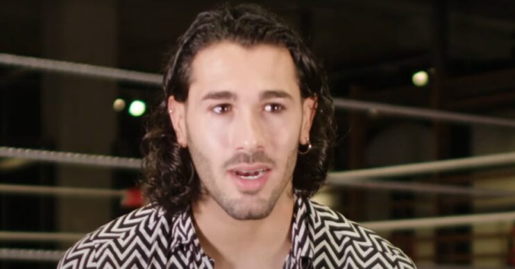 Graziano Di Prima looking sad during an interview