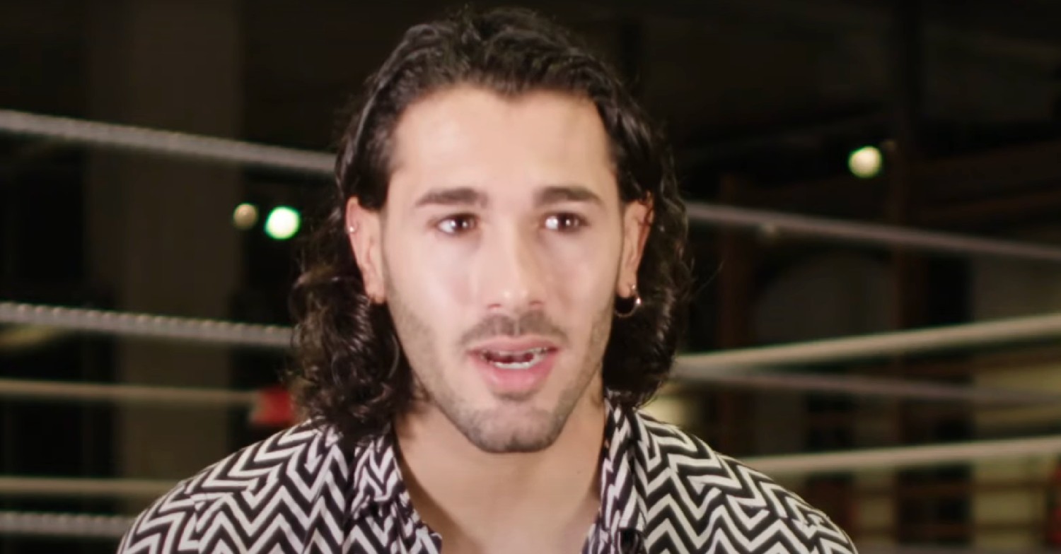 Graziano Di Prima looking sad during an interview
