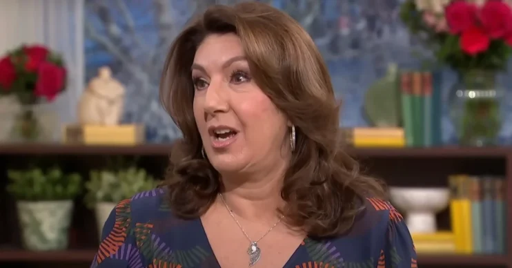 Jane McDonald talking on This Morning