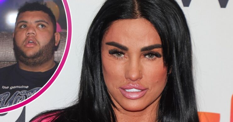 Harvey Price beside Katie Price