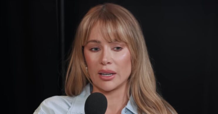 Olivia Attwood talking on podcast