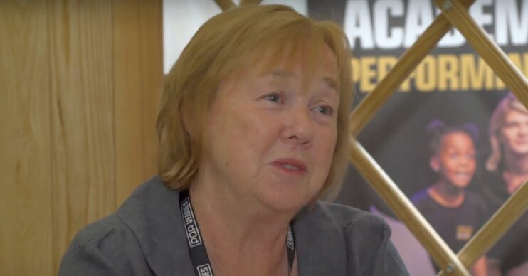 Pauline Quirke during an interview