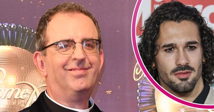 Strictly star Rev Richard Coles and Graziano Di Prima in ED composite