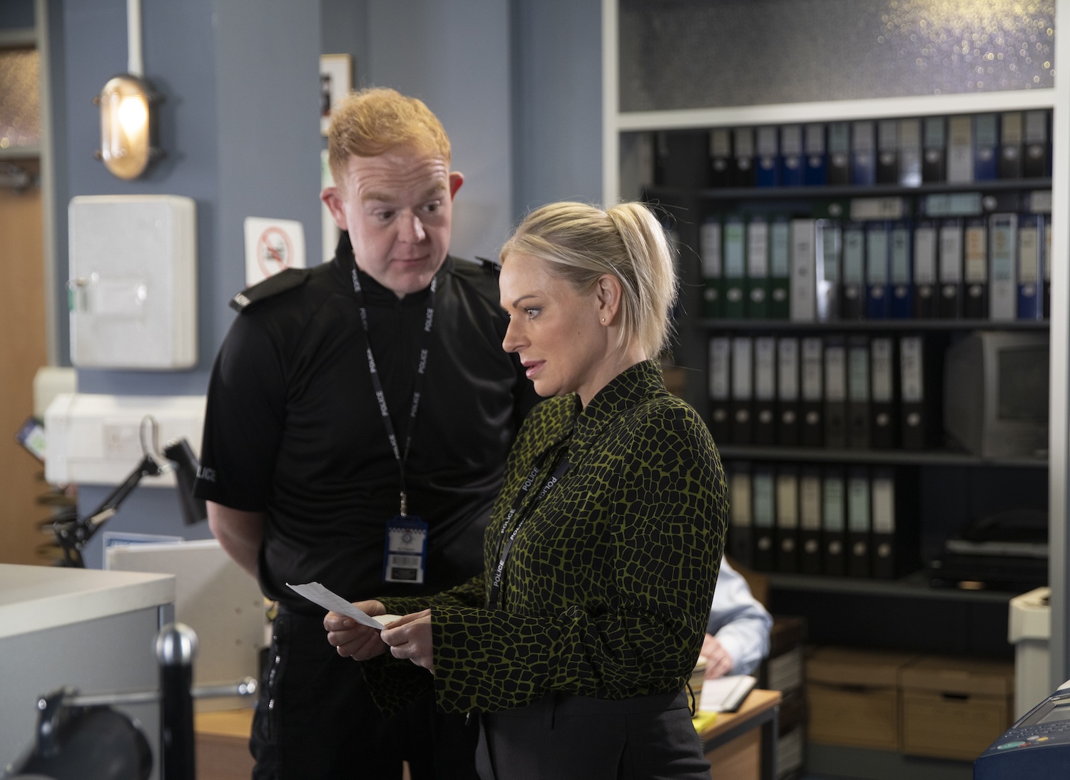 Craig and Lisa talk on Corrie