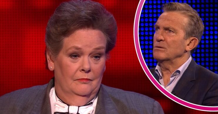 Anne Hegerty looks serious on The Chase alongside Bradley Walsh