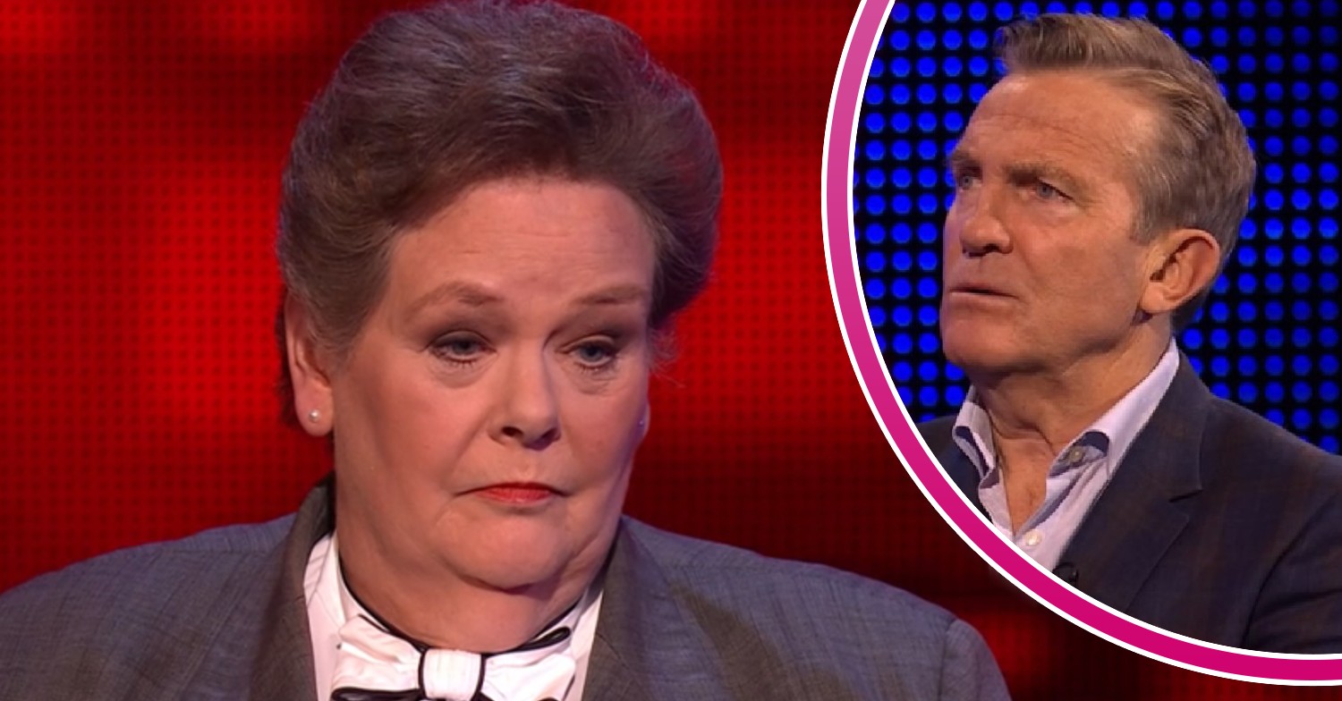Anne Hegerty looks serious on The Chase alongside Bradley Walsh
