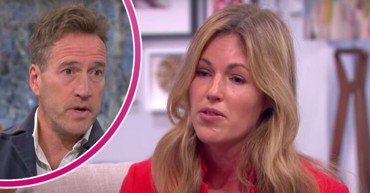 Ben Fogle looks concerned, his wife Marina Fogle appears emotional