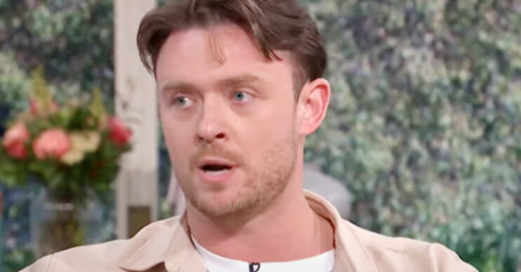 Coronation Street's Calum Lill is serious