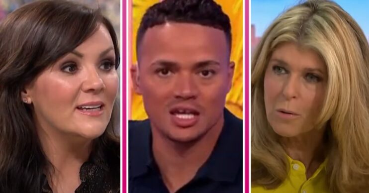 Celebs Martine McCutcheon, Jermaine Jenas and Kate Garraway in ED composite