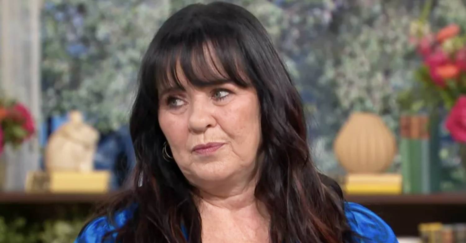 Coleen Nolan looks concerned on This Morning today