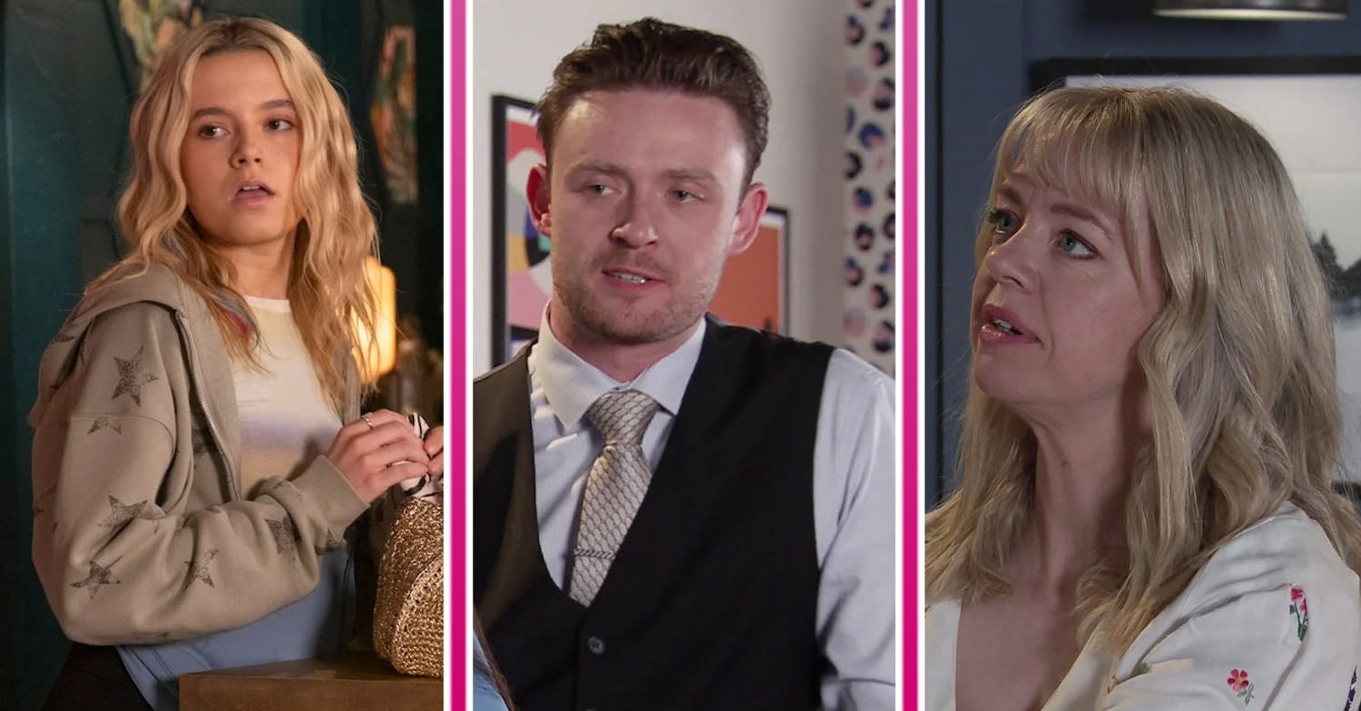 Coronation Street's Betsy, Joel, Toyah