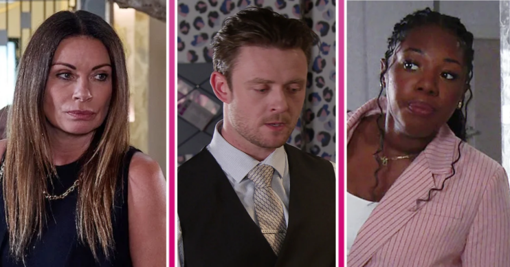 Composite image of Joel, Carla and Dee-Dee on Corrie (Credit: ITV/Composite: ED!)