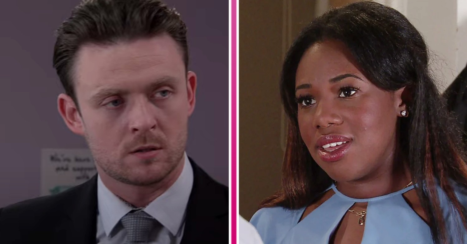 Composite image of Dee-Dee and Joel on Coronation Street (Credit: ITV/Composite: ED!)