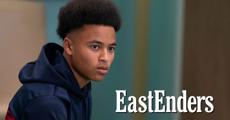 EastEnders' Denzel, the EastEnders logo