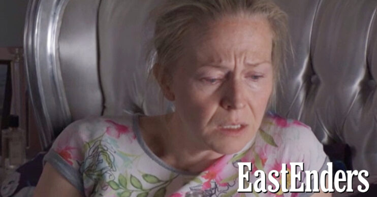 EastEnders' Linda Carter, the EastEnders logo