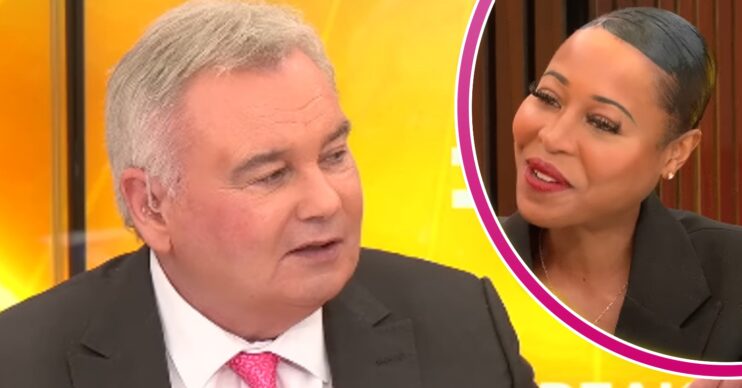 Eamonn Holmes talking to guest on GB News