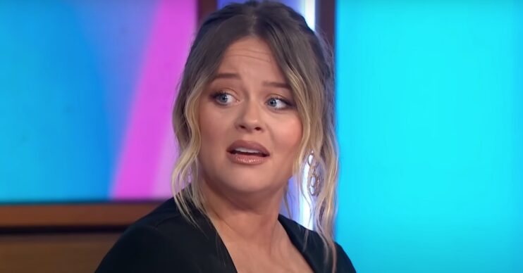 Emily Atack looks shocked on Loose Women