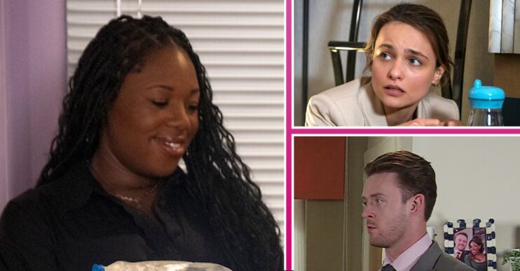 Featured image for Coronation Street spoilers: Dee-Dee, Alina and Joel (Credit: ITV/Comp ED!)