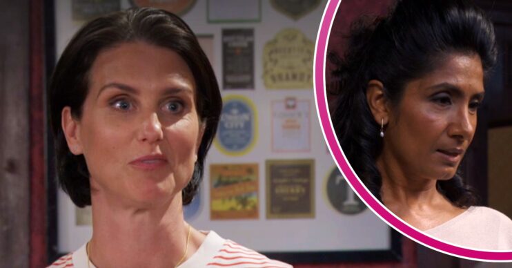 Eve and Suki comp image, EastEnders (Credit: BBC/Comp ED!)